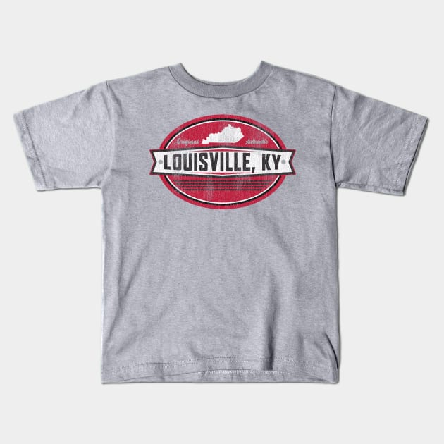 Authentic Original Louisville Kentucky Kids T-Shirt by KentuckyYall